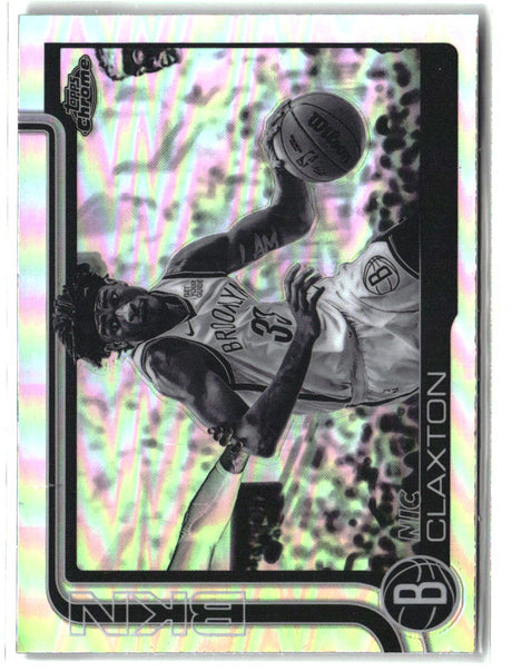 Nic Claxton 2025-26 Topps Chrome Negative Refractor #27