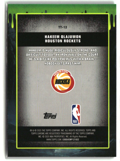 Hakeem Olajuwon 2025-26 Topps Chrome Tall Tales #TT-12