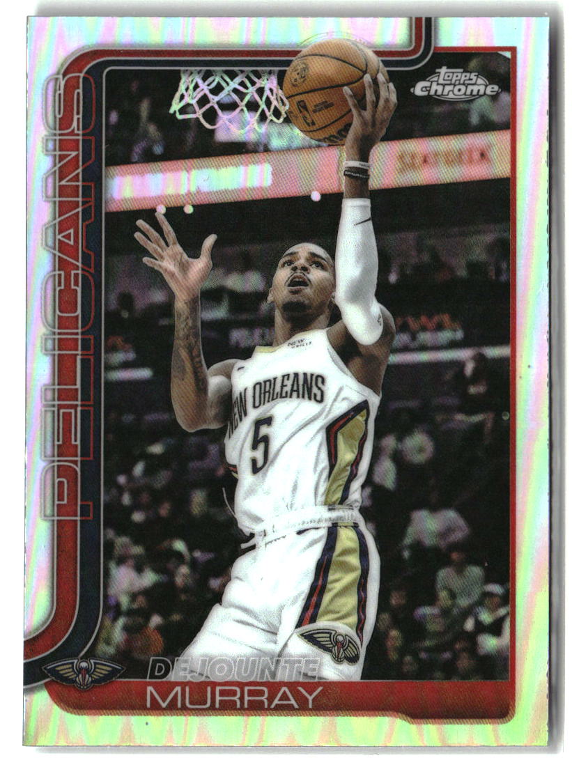 Dejounte Murray 2025-26 Topps Chrome Refractor #186
