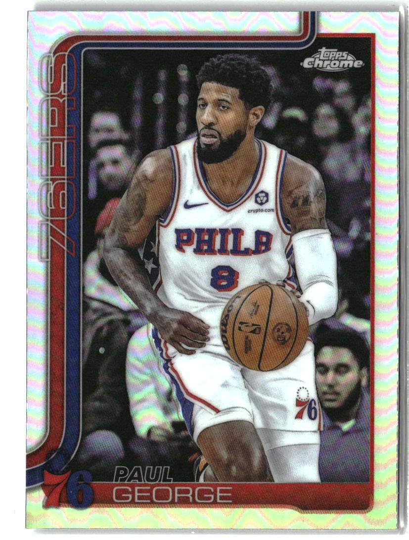 Paul George 2025-26 Topps Chrome Refractor #171