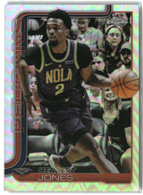 Herbert Jones 2025-26 Topps Chrome Refractor Error No Refractor Stamp #120
