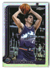 John Stockton 2025-26 Topps Chrome Refractor #250