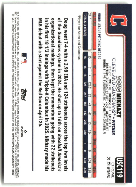 Doug Nikhazy 2025 Topps Chrome Update #USC119