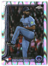 Seranthony Domínguez 2025 Topps Chrome Update RayWave Refractor #USC100