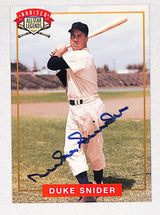 Duke Snider 1994 Nabisco All-Star Legends Autographs #NNO