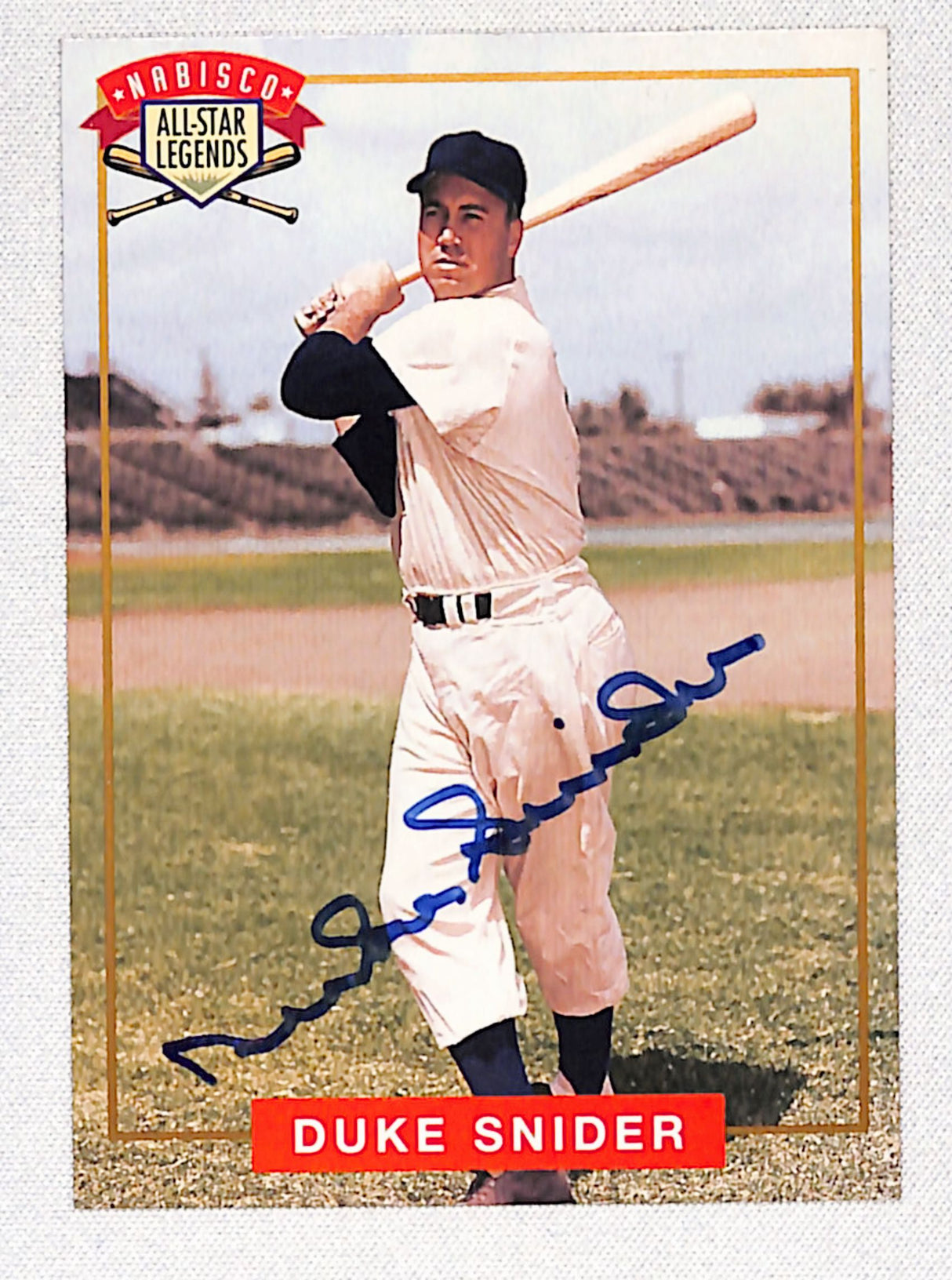 Duke Snider 1994 Nabisco All-Star Legends Autographs #NNO