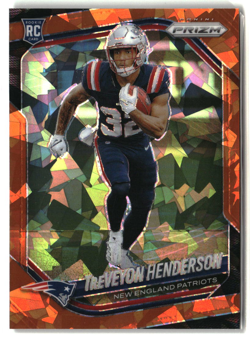 TreVeyon Henderson 2025 Panini Prizm Orange Ice #343