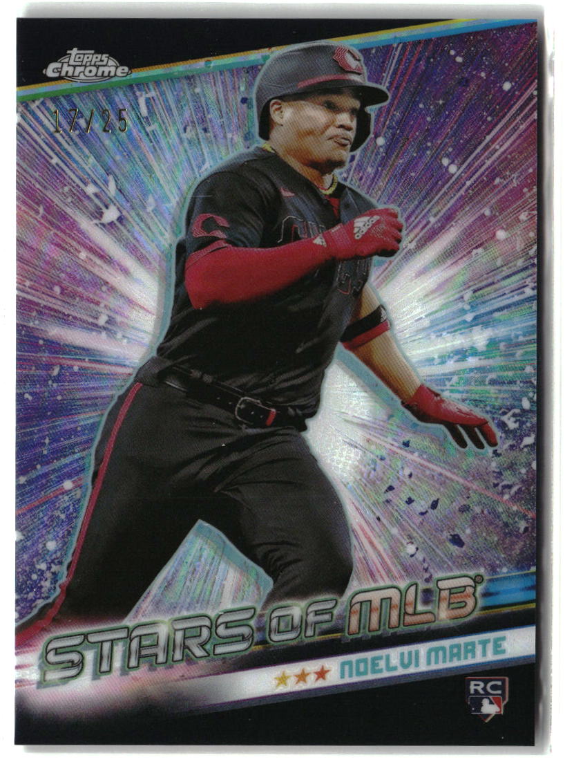 Noelvi Marte 2024 Topps Stars of MLB Black #SMLB-38 #/25