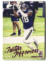 Justin Jefferson 2020 Panini Chronicles Luminance Update Rookies Pink #217