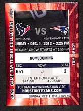 Load image into Gallery viewer, Tom Brady Leaf Game Day Ticket Collection #TC-2
