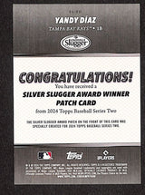 Yandy Díaz 2024 Topps Silver Slugger Award Winner Patches #SS-YD
