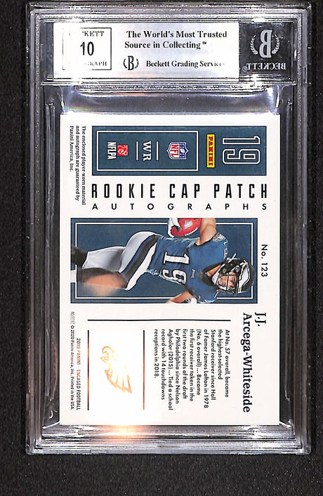 J.J. Arcega-Whiteside 2019 Panini Encased #123 #/50 BGS 9.0