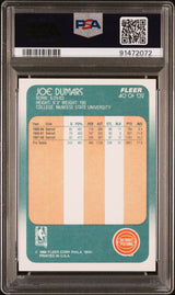 Joe Dumars 1988-89 Fleer #40 PSA 8