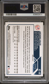 Anthony Volpe 2023 Topps Chrome Update Autographs #AC-AV PSA 10
