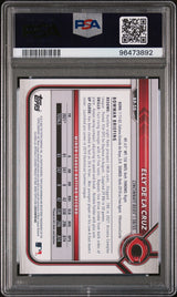 Elly De La Cruz 2022 Bowman Prospects Gold #BP-50 #/50 PSA 8