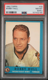 Bobby Hull 1962-63 Topps #33 PSA 8