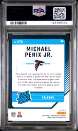 Michael Penix Jr. 2024 Donruss Optic Orange #279 #/249 PSA 10