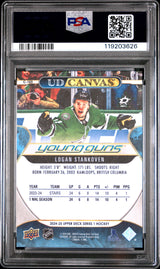 Logan Stankoven 2024-25 Upper Deck UD Canvas #C-103 PSA 10