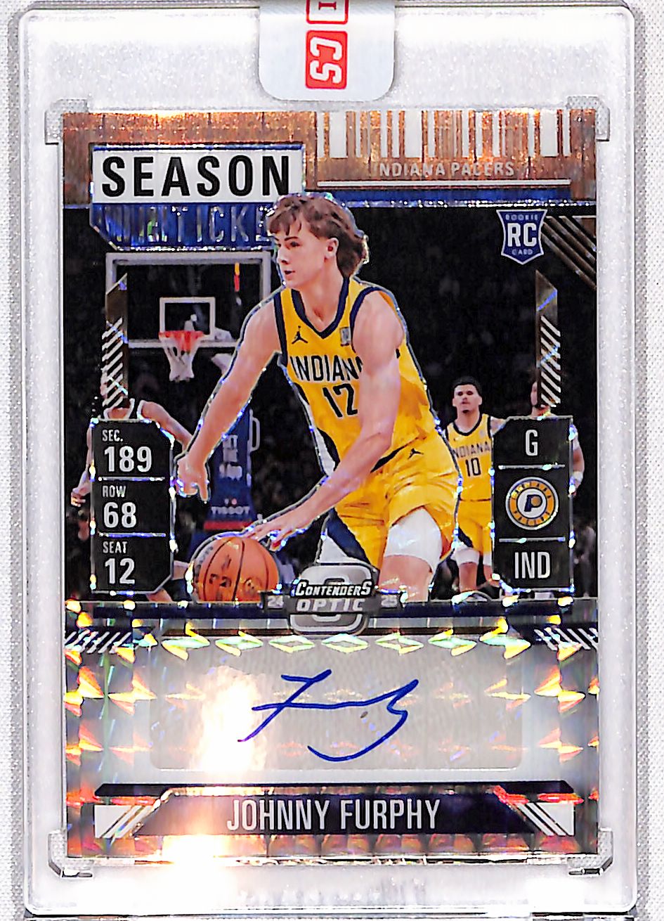 Johnny Furphy 2024-25 Panini Mosaic Rookie Season Ticket Bronze #RST-FUR #/75