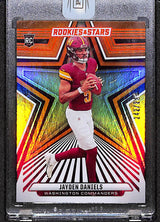 Jayden Daniels 2024 Panini Rookies & Stars Orange #148 #/249