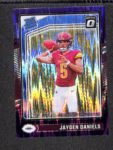 Jayden Daniels 2024 Donruss Optic Purple Shock #248