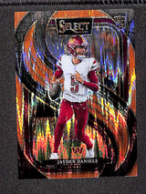 Jayden Daniels 2024 Panini Select Orange Prizm Shock #112 #/399