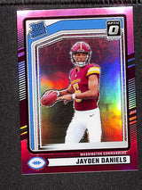 Jayden Daniels 2024 Donruss Optic Rated Rookies Preview Pink #389