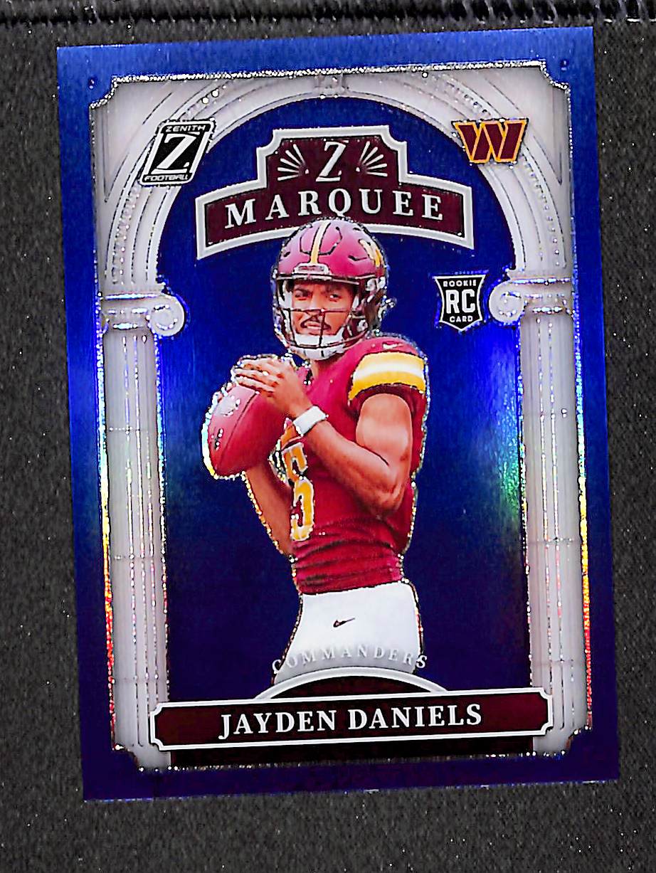 Jayden Daniels 2024 Panini Zenith Z Marquee Blue #2 #/25