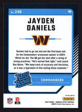 Jayden Daniels 2024 Donruss Optic Purple Shock #248