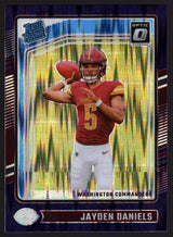 Jayden Daniels 2024 Donruss Optic Purple Shock #248