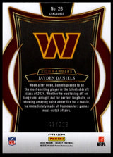 Jayden Daniels 2024 Panini Select Copper Prizm Shock #26 #/299