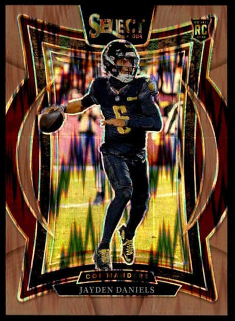 Jayden Daniels 2024 Panini Select Copper Prizm Shock #26 #/299