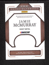 Jamie McMurray 2023 NT Retro Materials Sheet Metal Platinum Blue #RM-JMC #/1
