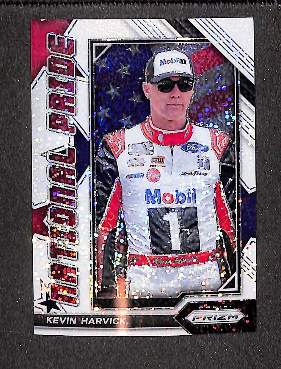 Kevin Harvick 2023 Panini Prizm National Pride White Sparkle Prizm #NP5