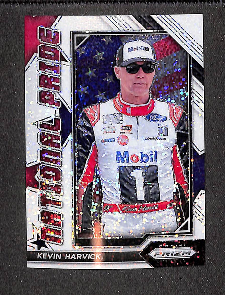 Kevin Harvick 2023 Panini Prizm National Pride White Sparkle Prizm #NP5