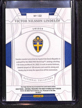 Load image into Gallery viewer, Victor Nilsson Lindelof 2022 National Treasures FIFA Road to World Cup #132 #/99
