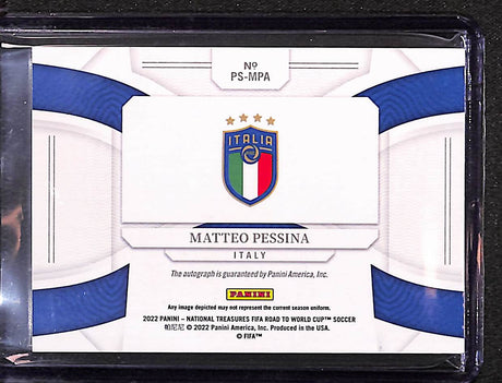 Matteo Pessina 2022 NT FIFA Peerless Signatures Ruby #PS-MPA #/25