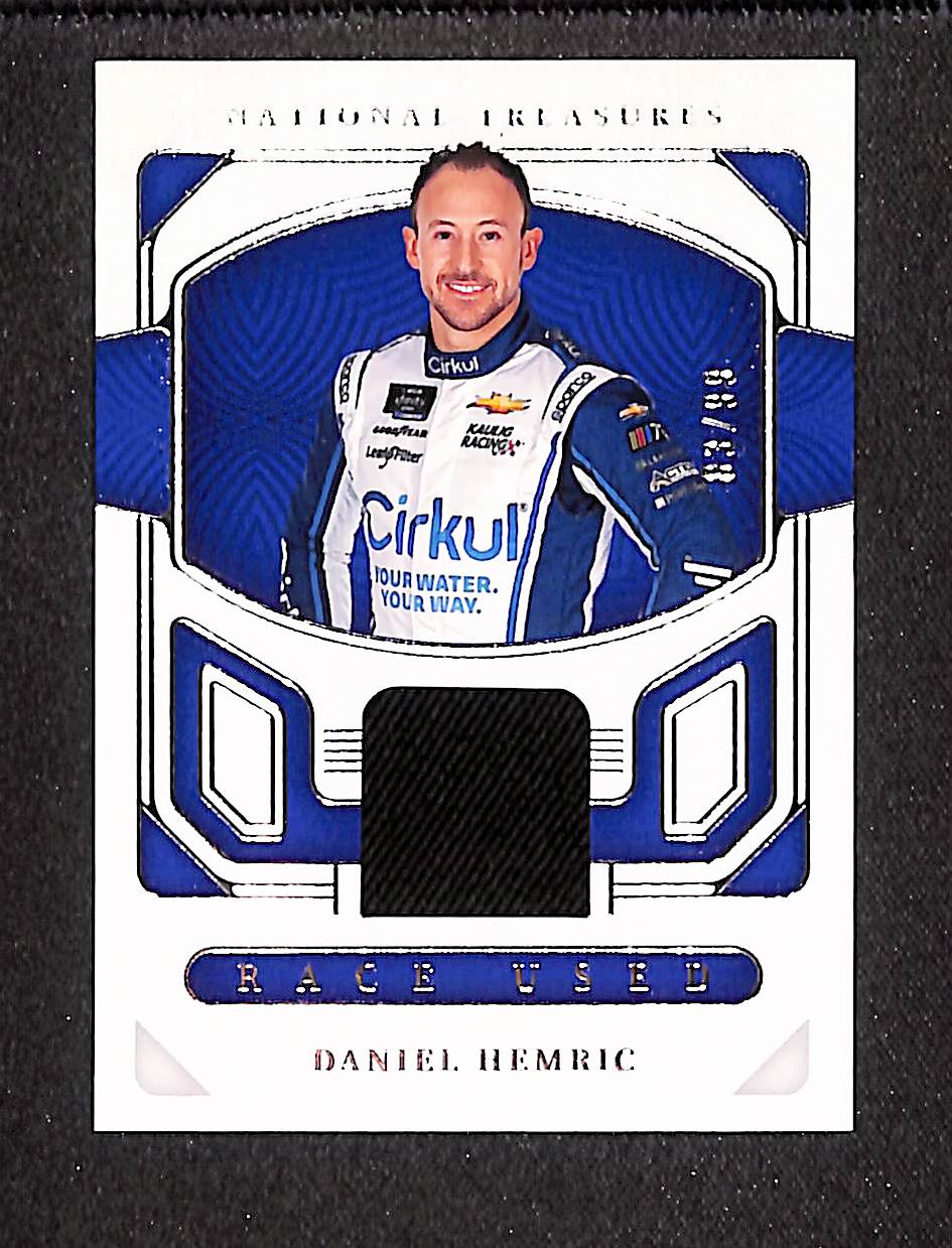 Daniel Hemric 2023 Panini National Treasures Race Used Firesuits #RU-DHM #/99