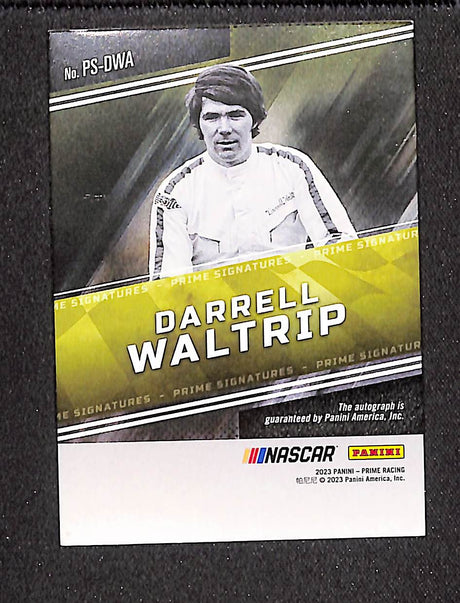 Darrell Waltrip 2023 Panini National Treasures Prime Signatures Red #PS-DWA #/50