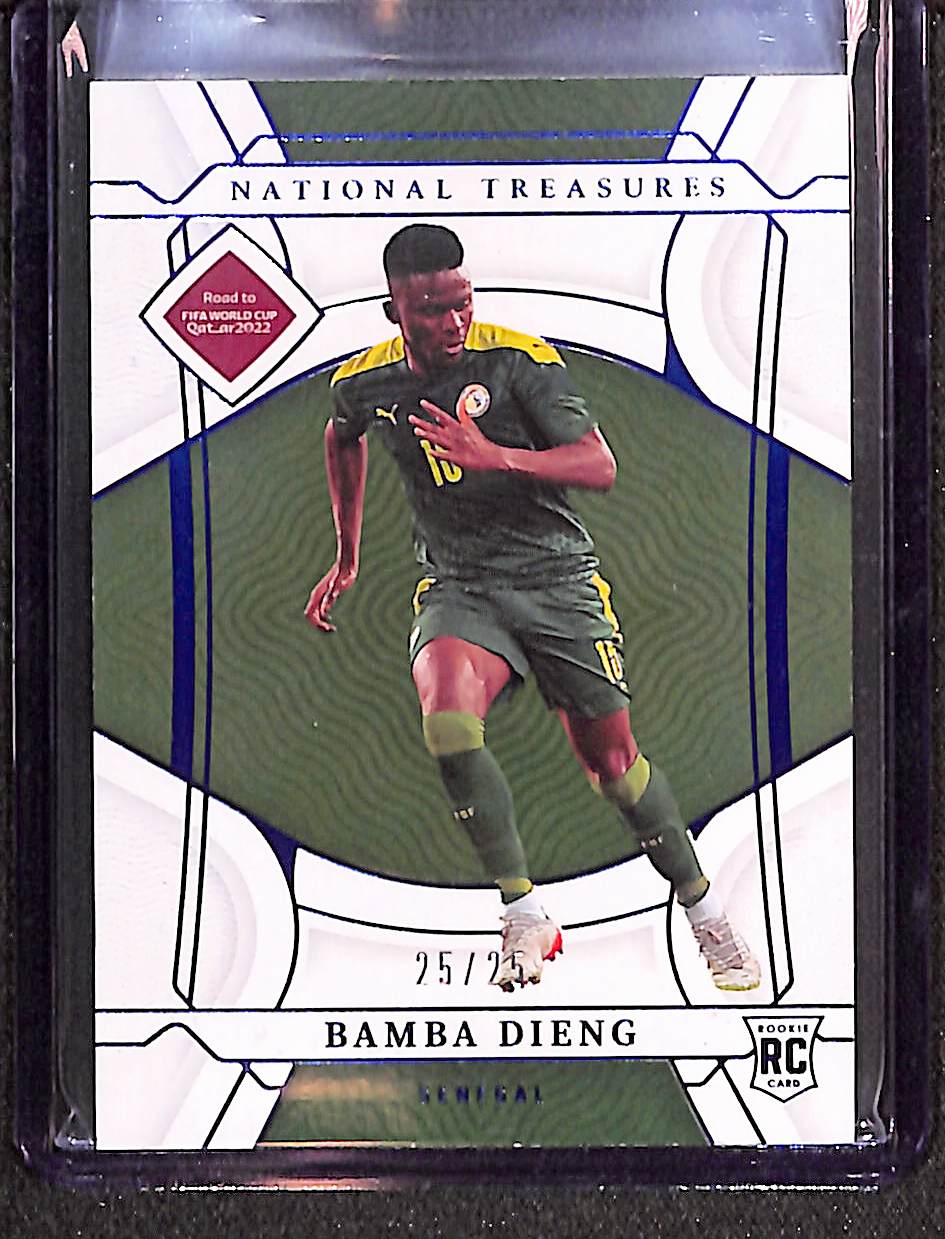 Bamba Dieng 2022 National Treasures FIFA Road to World Cup Sapphire #112 #/25