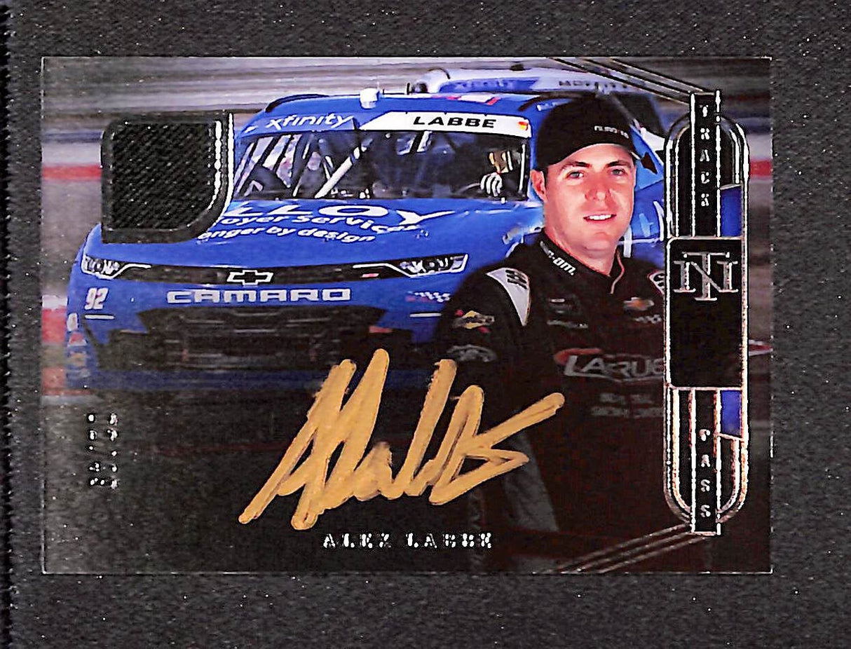 Alex Labbe 2023 National Treasures Track Pass Material Signatures #TPS-ALB #/49