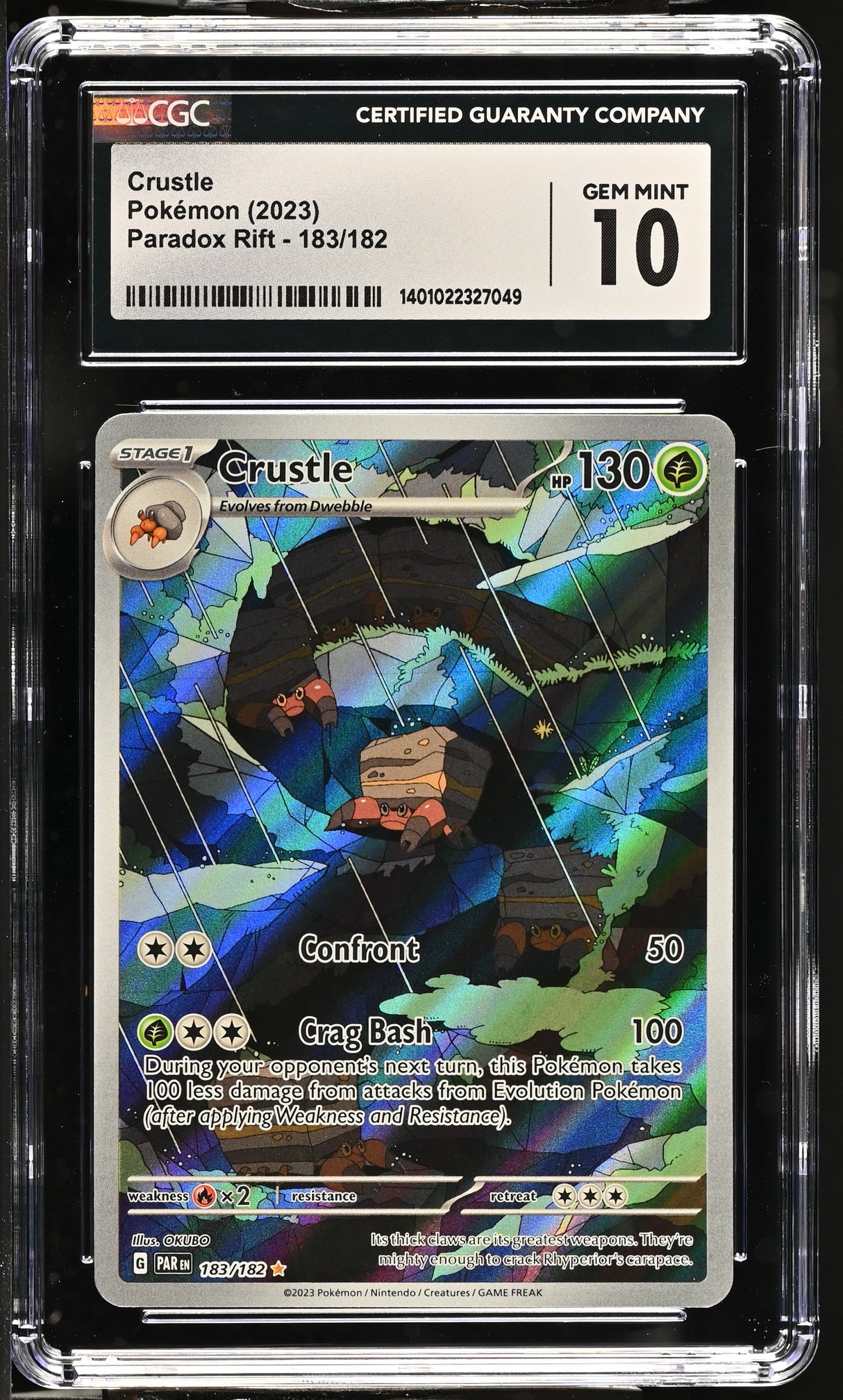 Crustle SV04: Paradox Rift #183/182 CGC 10