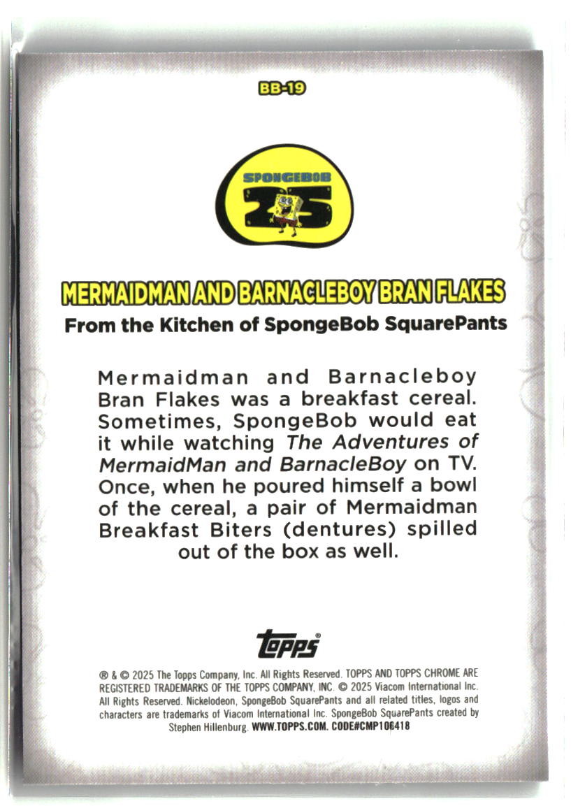 Mermaidman and Barnacleboy Bran Flakes Kelp Reviews #BB-19
