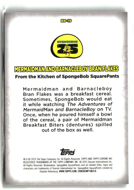 Mermaidman and Barnacleboy Bran Flakes Kelp Reviews #BB-19