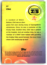 2025 Topps Chrome SpongeBob Clint #97