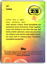 2025 Topps Chrome SpongeBob Lenny #167