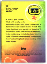 2025 Topps Chrome SpongeBob Davy Jones' Locker #52