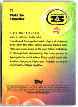 2025 Topps Chrome SpongeBob Flats the Flounder #32