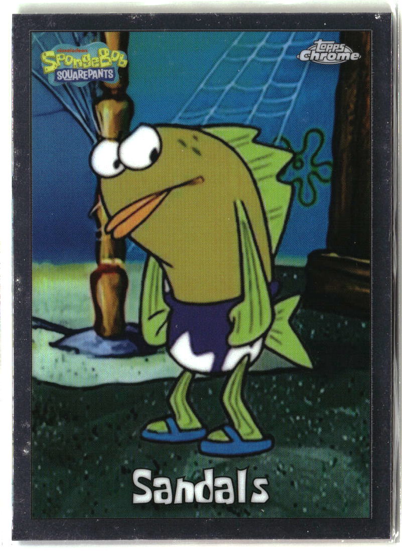 2025 Topps Chrome SpongeBob Sandals #152