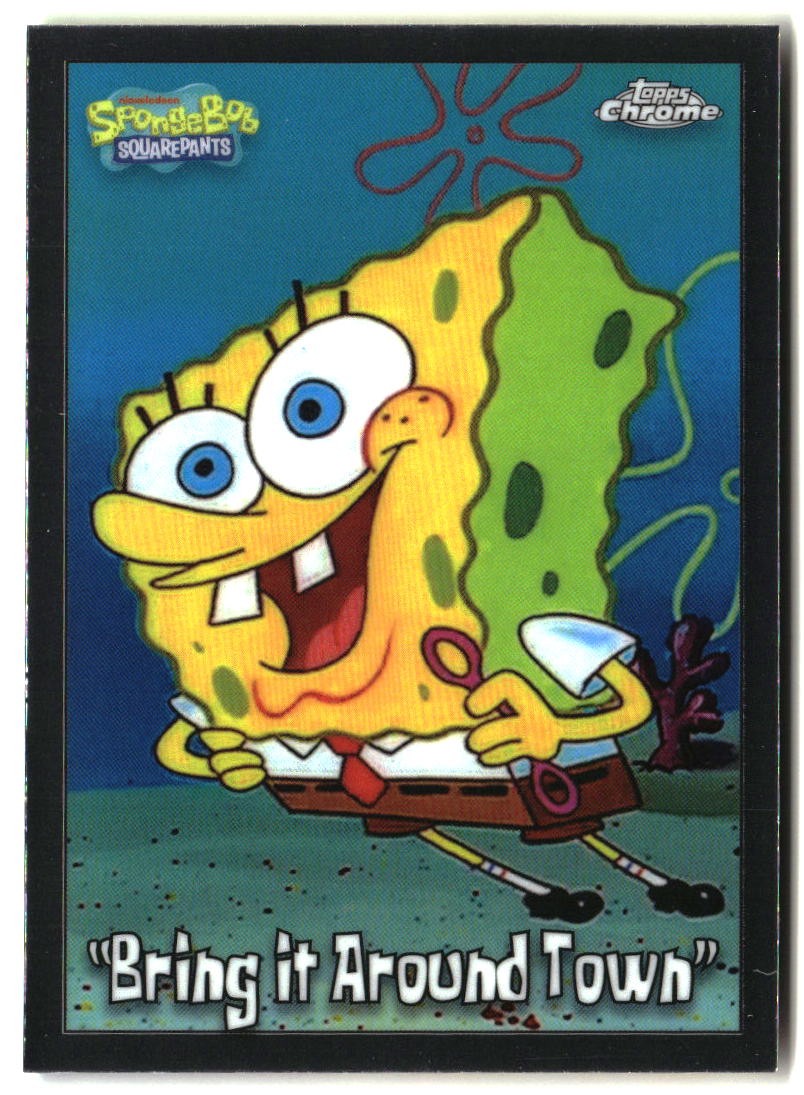 2025 Topps Chrome SpongeBob "Bring it Around Town" #85